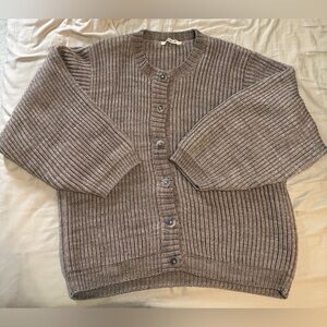 Misha and puff Fisherman Cardigan Brut